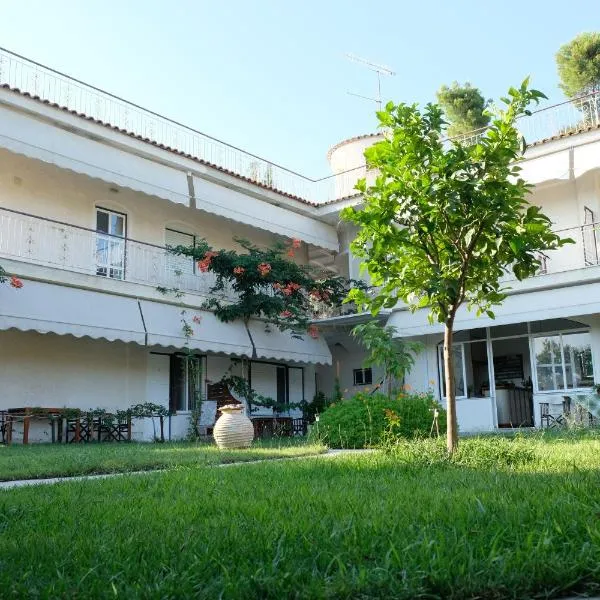 Maria Andreou, hotel Roviészben