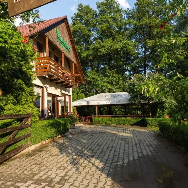 Pensiunea Restaurant Vándor, hotel en Brădeţelu