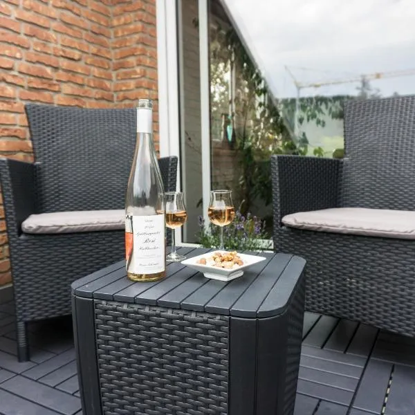 Moderne 70 qm Wohnung mit großer Dachterrasse，Kinheim的飯店