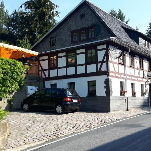 Meschkes Gasthaus Pension, hotel v destinaci Hohnstein