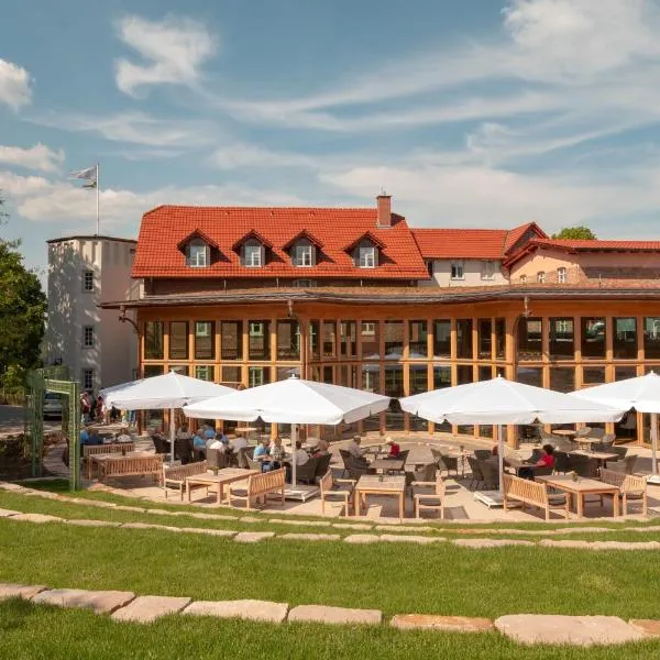 Hotel Brunnenhaus Schloss Landau、バート・アーロルゼンのホテル