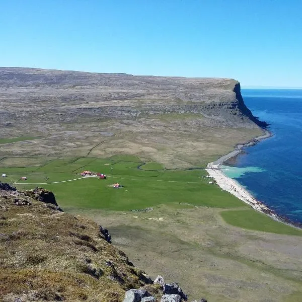 Hænuvík Cottages, hotell i Patreksfjörður