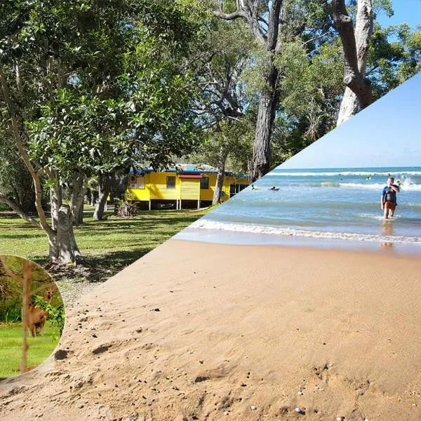 Yellow Cottage - bush and beach โรงแรมในแอกเนสวอเตอร์