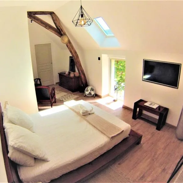 Viesnīca La Closeraie pilsētā Noyers-sur-Cher