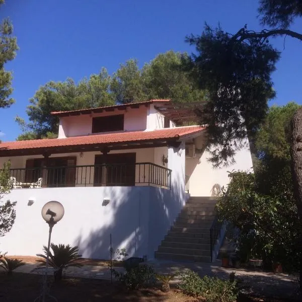 Seaside Villa in Alikes, Chalkida, Hotel in Drosia