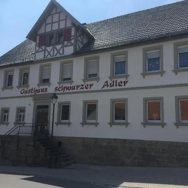 Landgasthof Zum Schwarzen Adler, hotel in Markt Nordheim