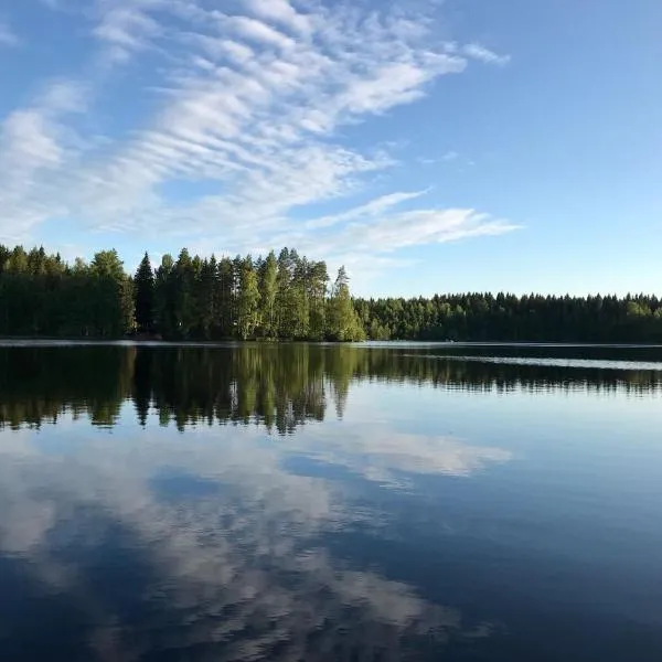 Private Lakeside Holiday Property in Nature, hotell i Venesjärvi