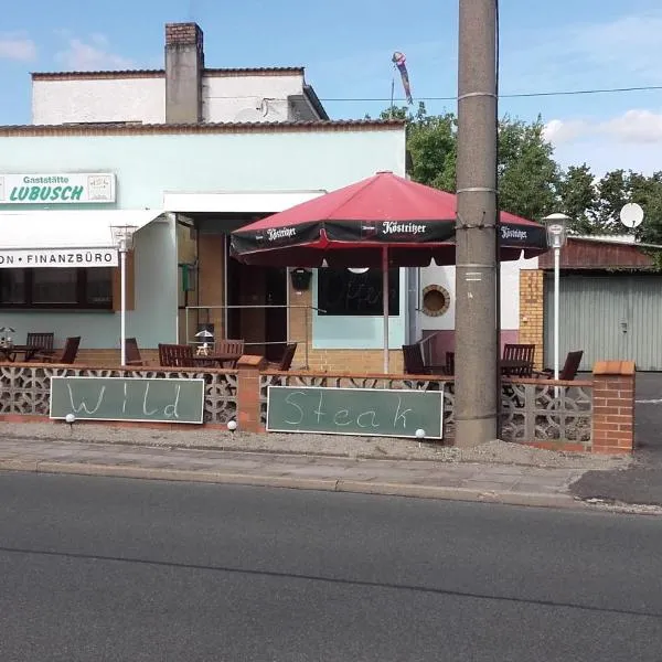 Restaurant Pension Lubusch Gahro, hotel in Crinitz