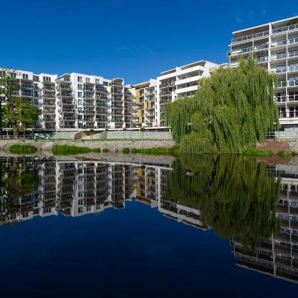 Riverside Apartments, hótel í Ceske Budejovice