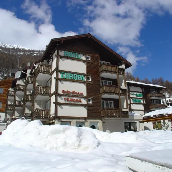 Hotel Europa Guest House, hotell i Saas-Fee