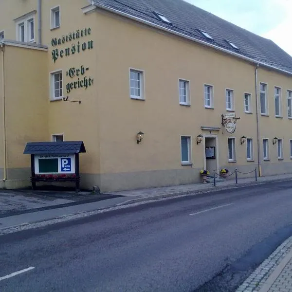 Pension Erbgericht, hotel di Mulda