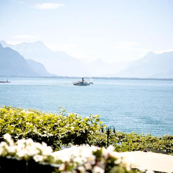 Hôtel Des Trois Couronnes & Spa - The Leading Hotels of the World, hotell i Vevey