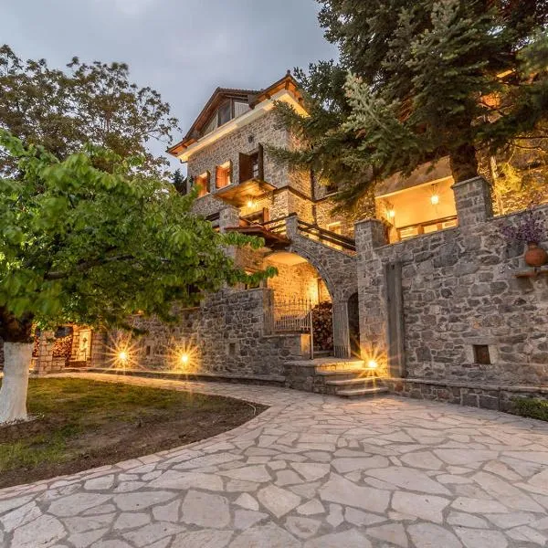 Villa Mylonas、Áno Polídhrososのホテル