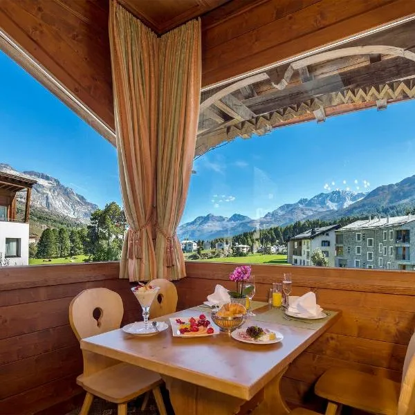 Schweizerhaus Swiss Quality Hotel, hotel v destinaci Maloja