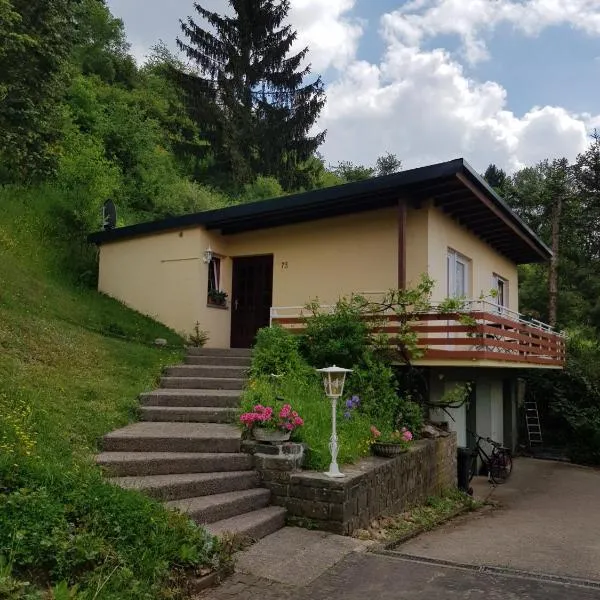 Ferienhaus Chalet Cottage Ourtalblick 2km von Vianden-Lux, hótel í Ammeldingen