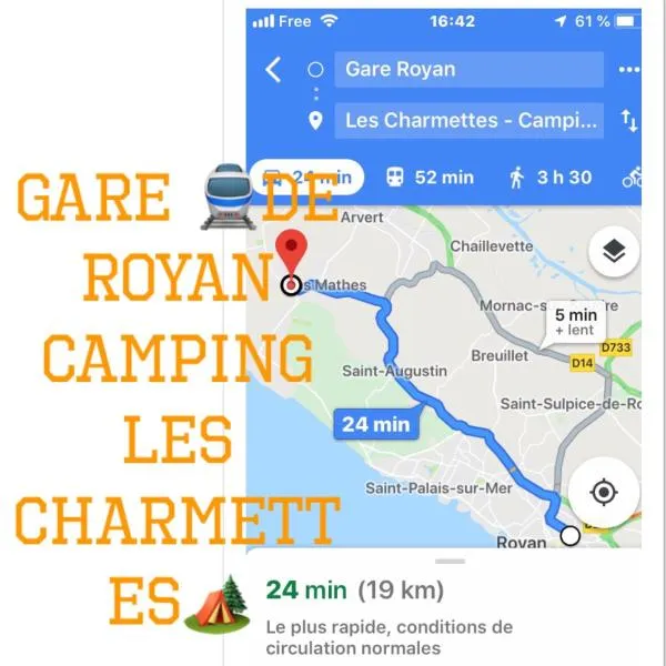 Mobil-home Camping au MATHES, hôtel aux Mathes