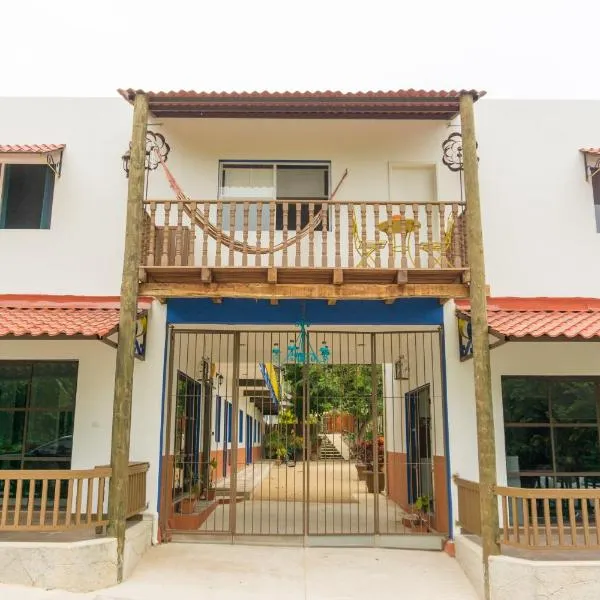 Hacienda bambú, hotel v destinaci Bacalar