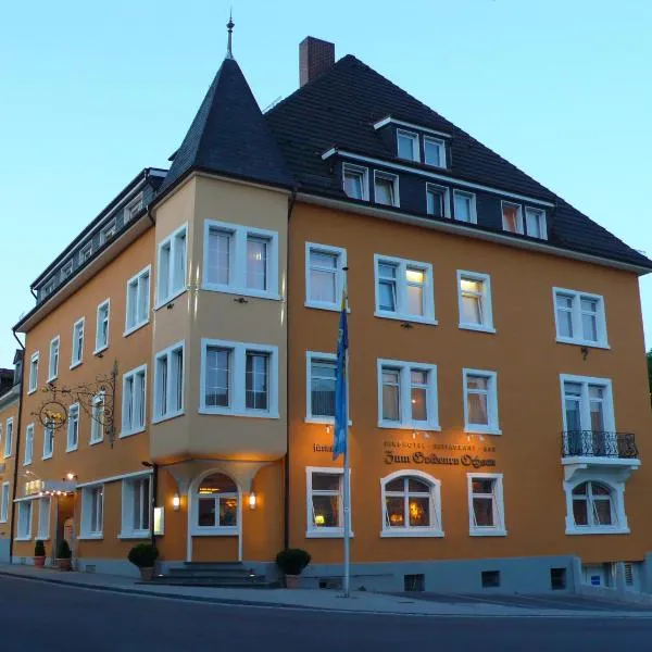 Ringhotel Zum Goldenen Ochsen, viešbutis mieste Bodmanas-Liudvigshafenas