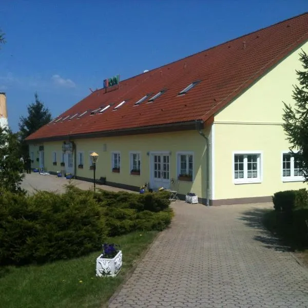 Hotel-Pension Am Mühlberg, готель у місті Люббенау