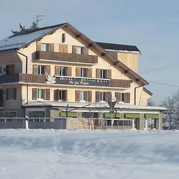 Hotel Restaurant LE YETI ancien Gai pinson, hotel in Bois-dʼAmont