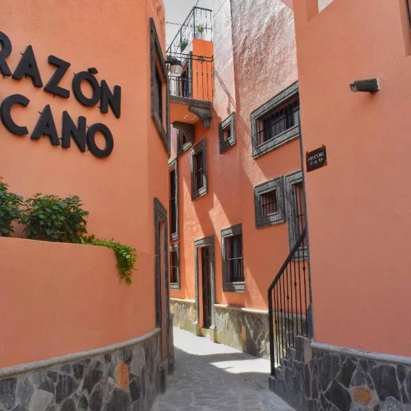 Hotel Corazón Mexicano、グアナファトのホテル