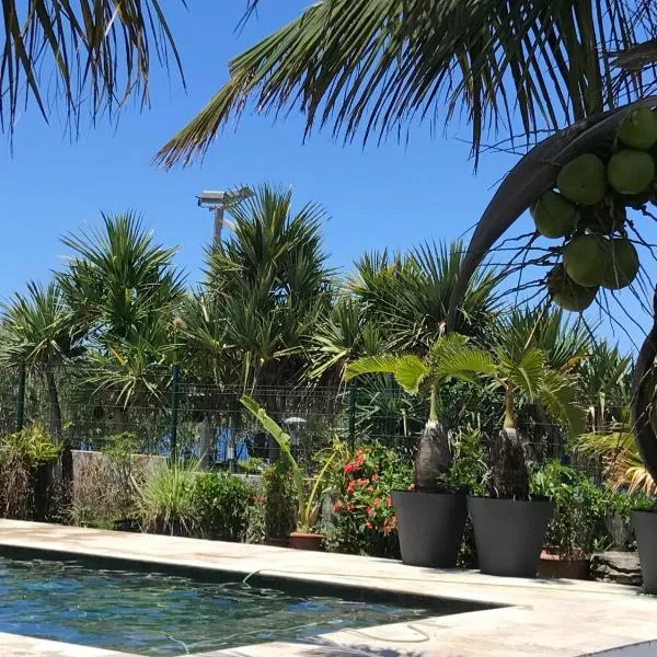 Bras-Panon: Maison avec vue et piscine 1-4 pers., ξενοδοχείο σε Bras-Panon