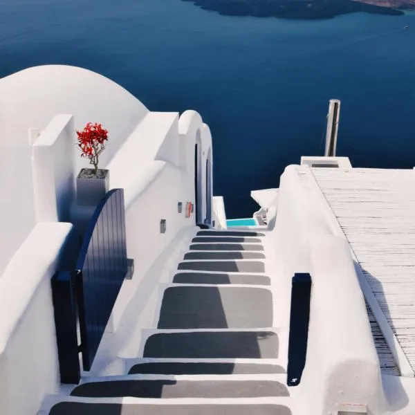 Katikies Chromata Santorini - The Leading Hotels of the World: Imeroviglion'da bir otel