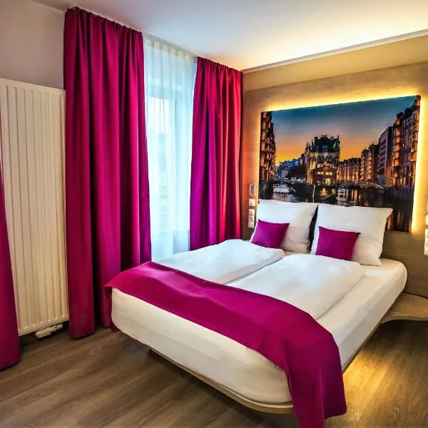 Hotel Luckys Inn, hotel di Hamburg