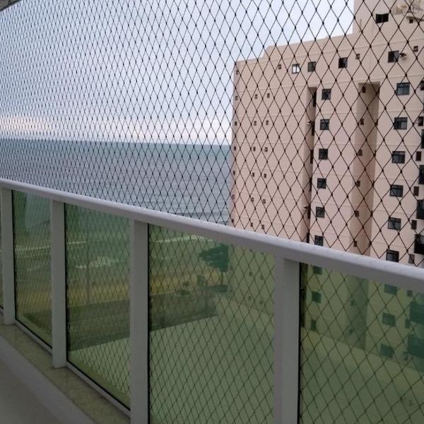apartamento praia do morro com ar condicionado - beira mar