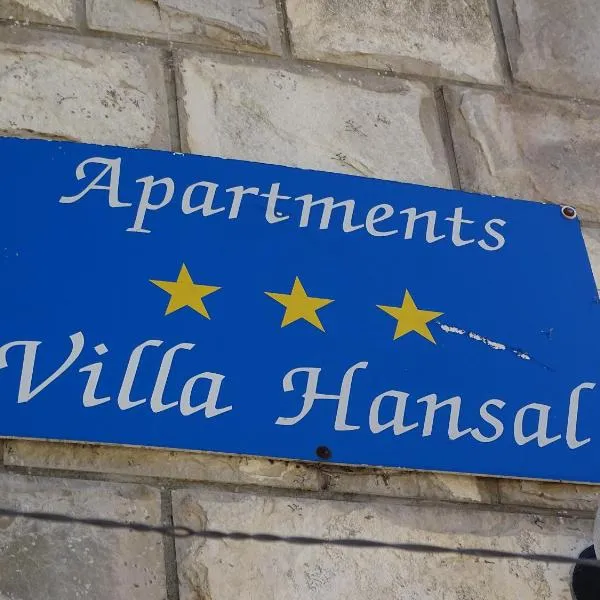 Apartments Villa Hansal, hotel in Saplunara