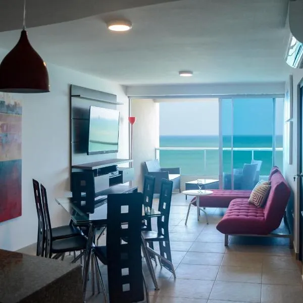 Lindo Departamento al pie de playa Edificio TORRE OCEÁNICA、サンタ・エレーナのホテル