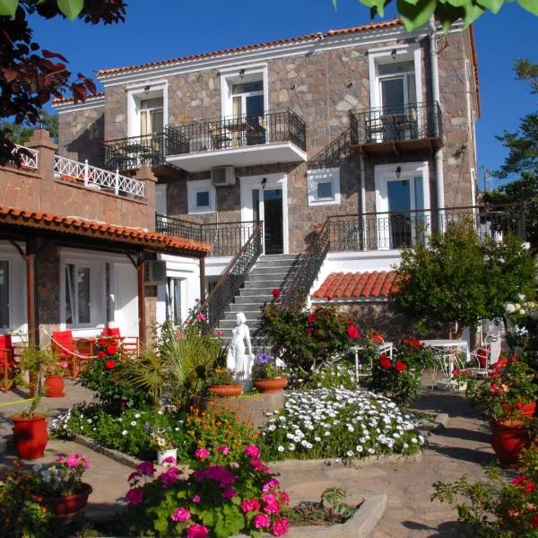 Molyvos Queen Apartments、ミティムナのホテル