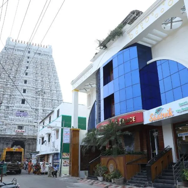 Sri Sarvesha JS Palace temple view, hotell i Tiruvannamalai