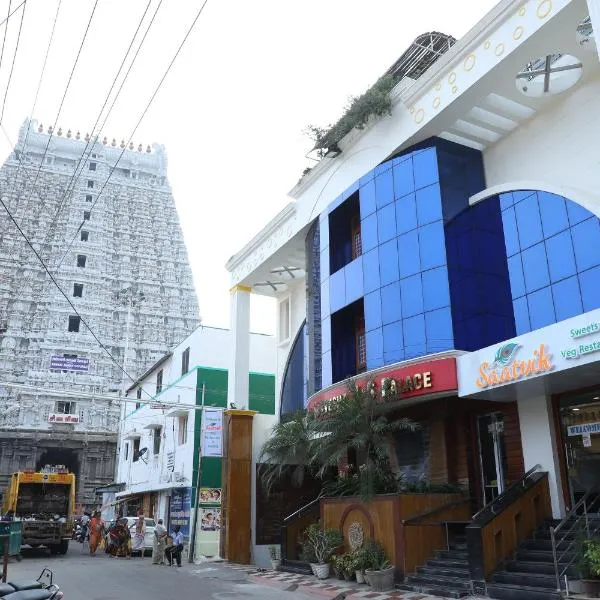 Sri Sarvesha JS Palace temple view, hotel di Tiruvannāmalai