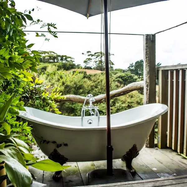Freshwaterfarm Cottages - Muriwai, hotel v destinaci Waimauku