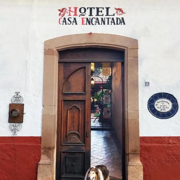 Hotel Casa Encantada、パツクアロのホテル