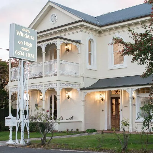 Windarra on High, hotel v destinaci Launceston