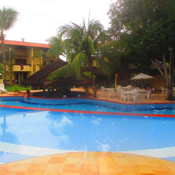 RESORT SOLAR PIPA CASA na frente da pisina