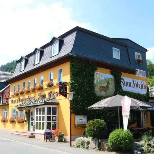 Landhotel Zum Hirsch, hotel v destinaci Unterweißbach
