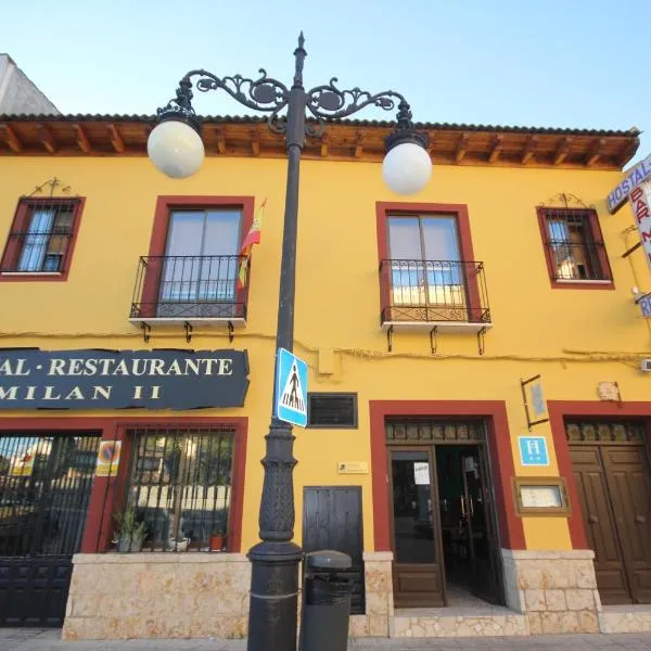 HOSTAL RESTAURANTE MILAN II, hotel in El Cañavate