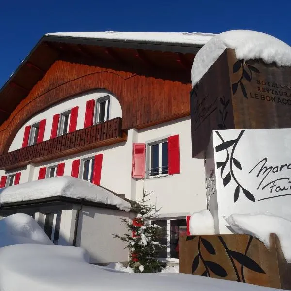 le bon accueil, hotel in Jougne