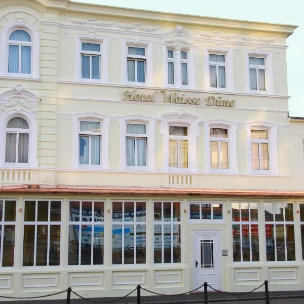 Hotel Weisse Düne, готель у місті Боркум