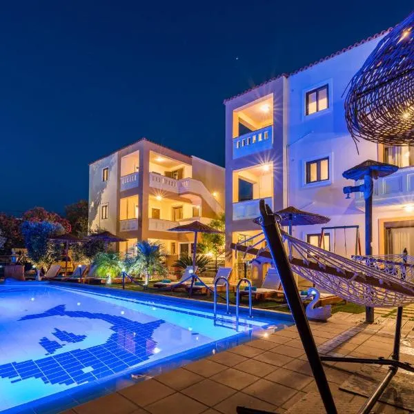Villa Gereoudis Apartments with Sea View & Pool、コリンバリのホテル