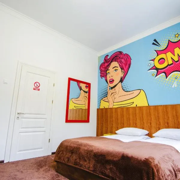 Pop Art Hostel, hotel ve Lvově