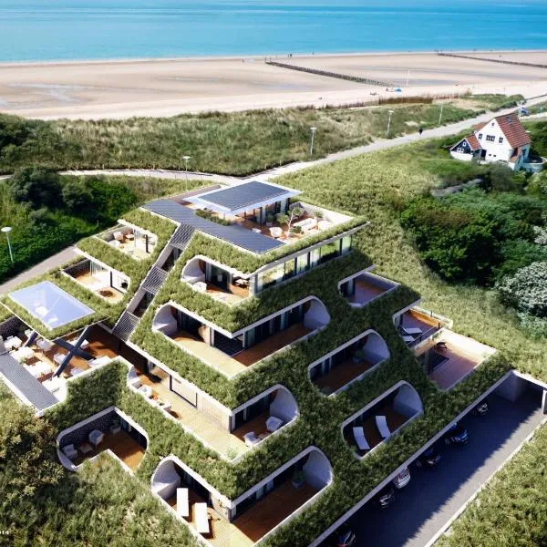 Duinhotel Tien Torens aan zee Zoutelande, hotel v mestu Zoutelande