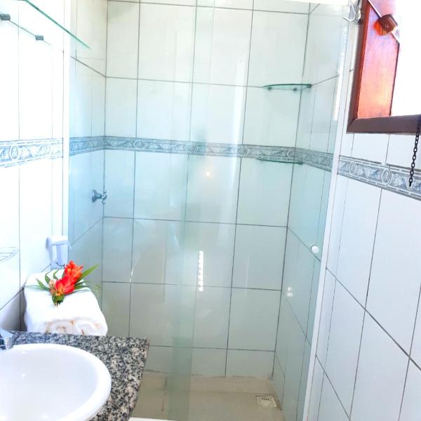 Espetacular Casa 3 SUÍTES cozinha varanda vista a passos da praia - Foto 3