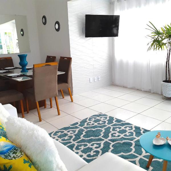 Espetacular Casa 3 SUÍTES cozinha varanda vista a passos da praia - Foto 5