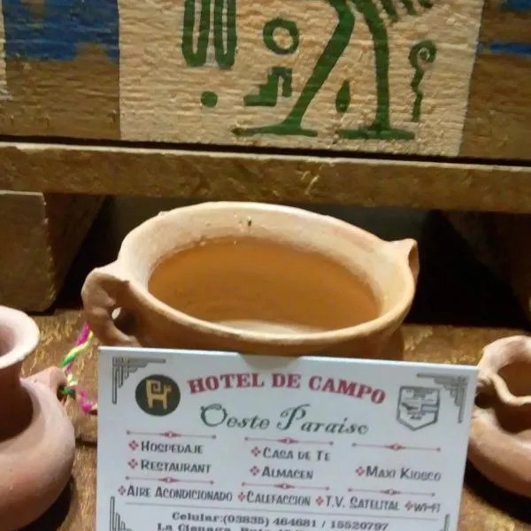 Hotel de Campo Oeste Paraíso, hotel in La Ciénaga