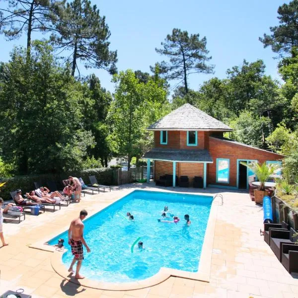 Village Nature et Océan à côté de la plage avec piscine et jacuzzi, מלון במסאנז'