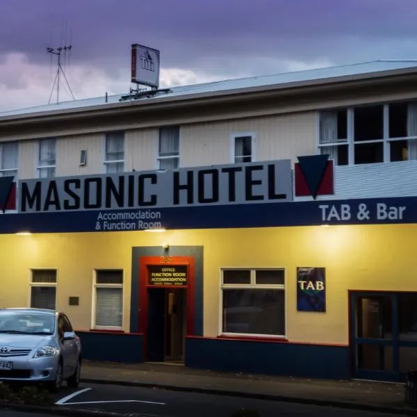 Masonic Hotel, hotel Palmerston Northban